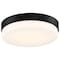 Access Lighting Roma, LED Flush Mount, Matte Black Finish, Opal Glass 20825LEDD-MBL/OPL - alternate 3